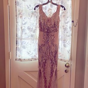 Rose gold- Mermaid sequin dress